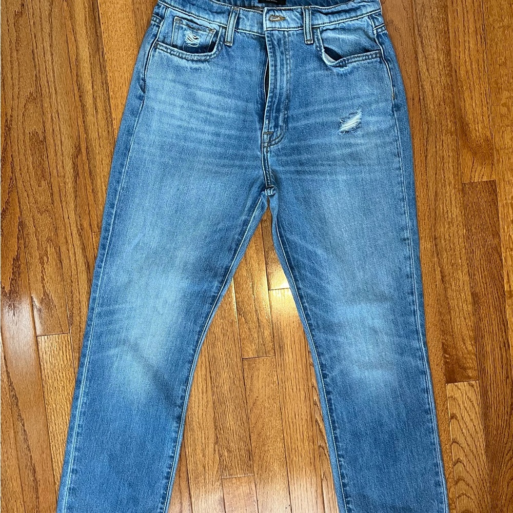 7 for all mankind, Palma Rosa Easy Slim Cropped Jeans